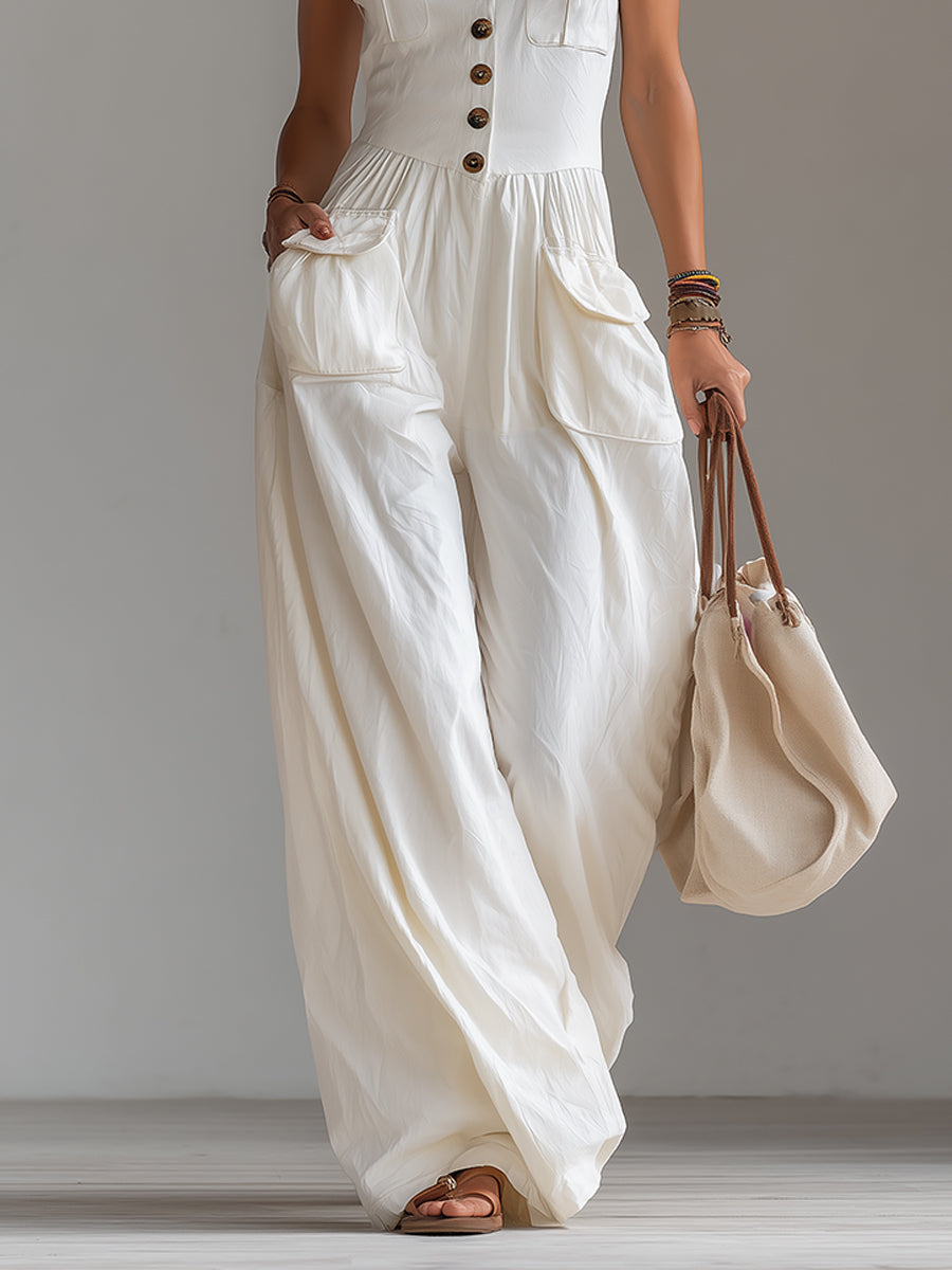 Mono Pierna Ancha Casual