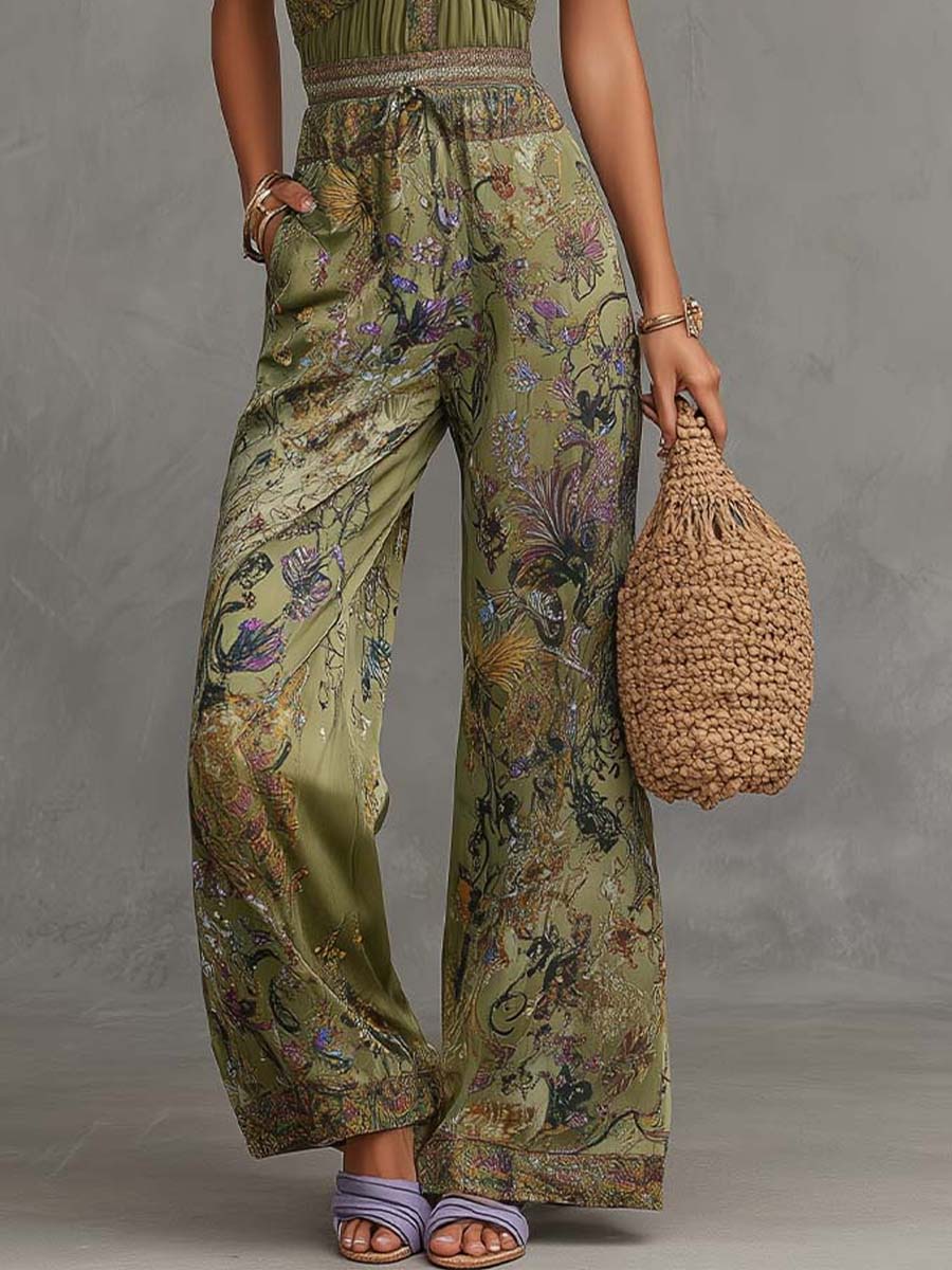 Mono Halter Floral Boho