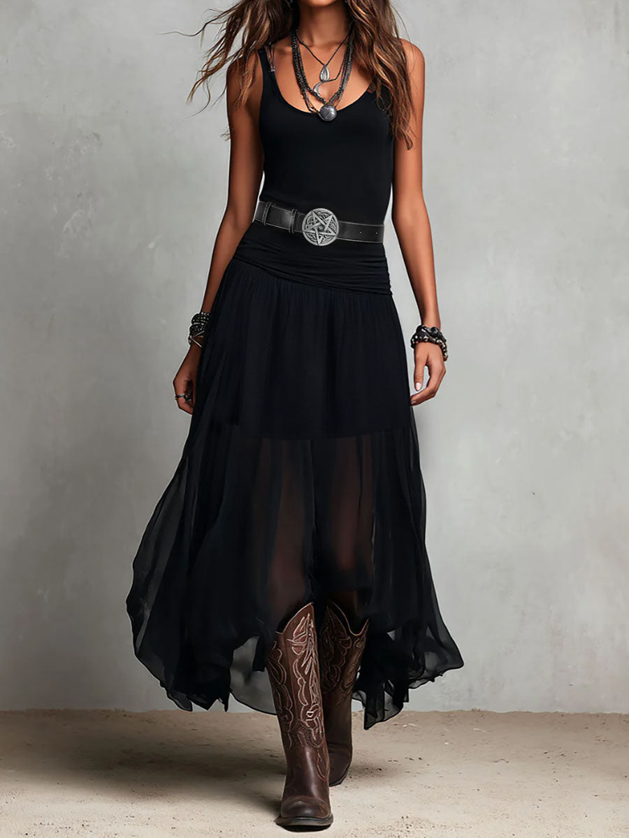 Vestido Maxi Western Boho