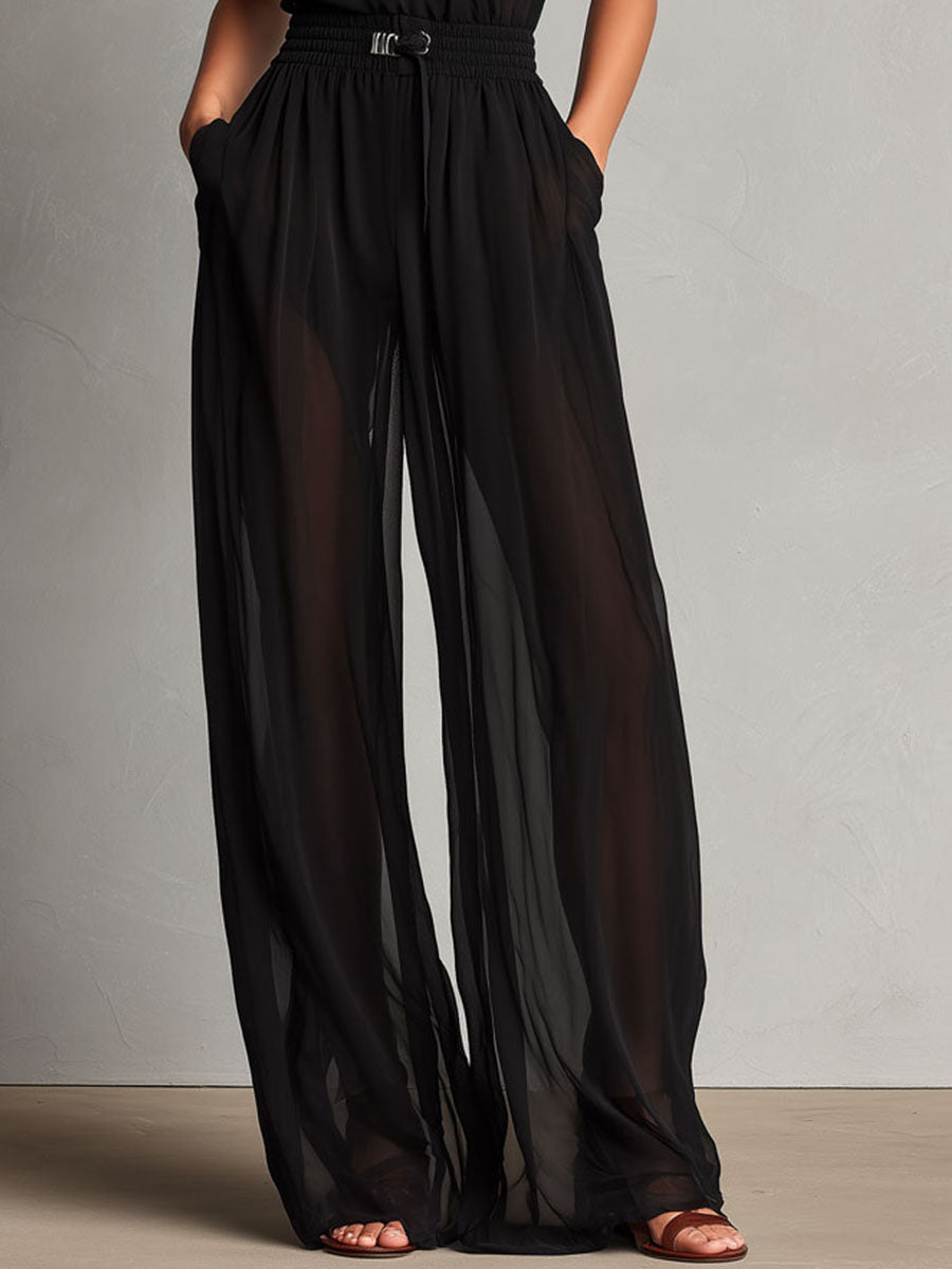 Mono Halter Malla Negro Encanto Riviera