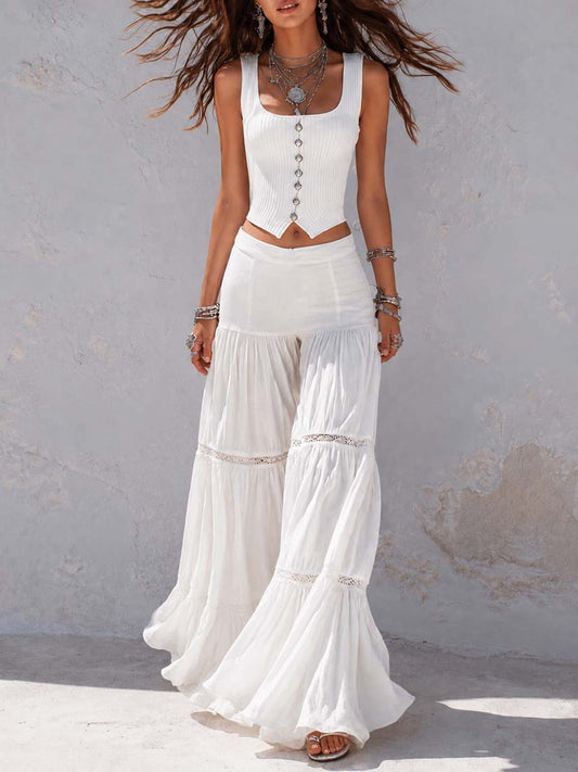 Conjunto Corsé Pantalón Escalonado Brisa Boho