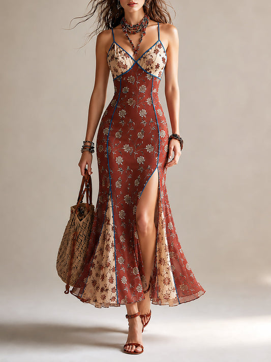 Vestido Maxi Sirena Encaje Brisa Romántica