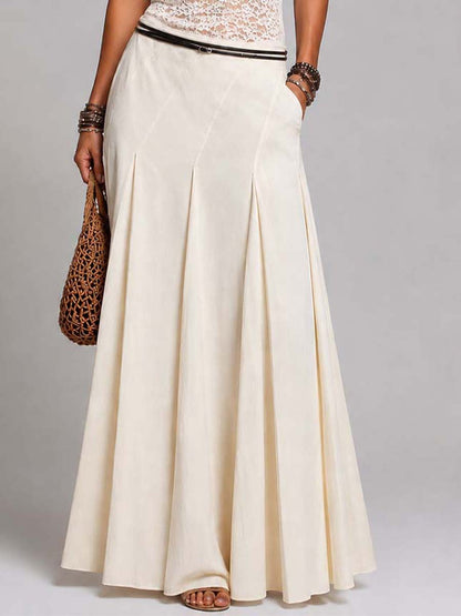 Conjunto Top Encaje Falda Plisada Vintage