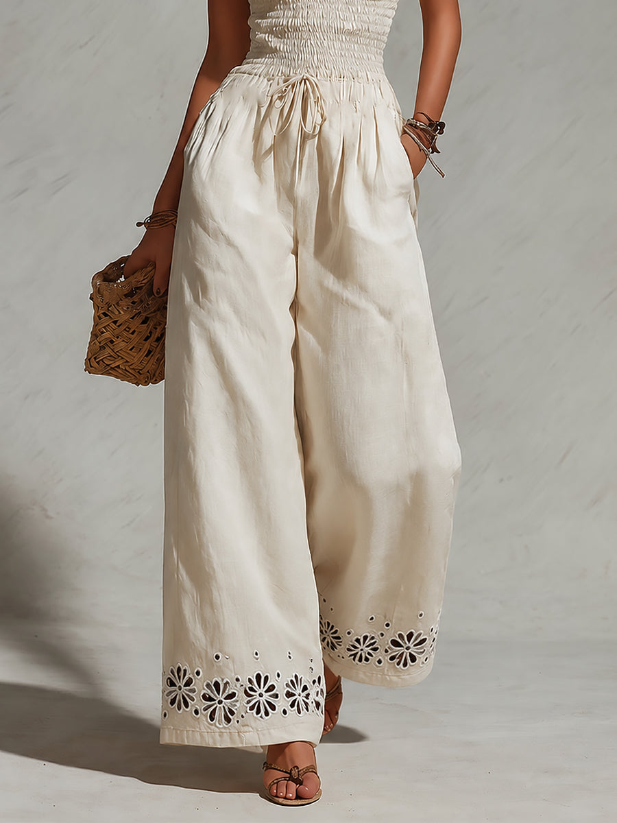 Mono Strapless Bordado Recorte Boho