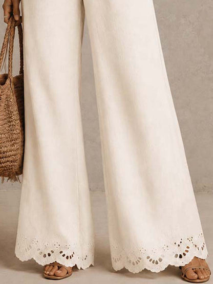 Mono Lino Bordado Volantes Boho