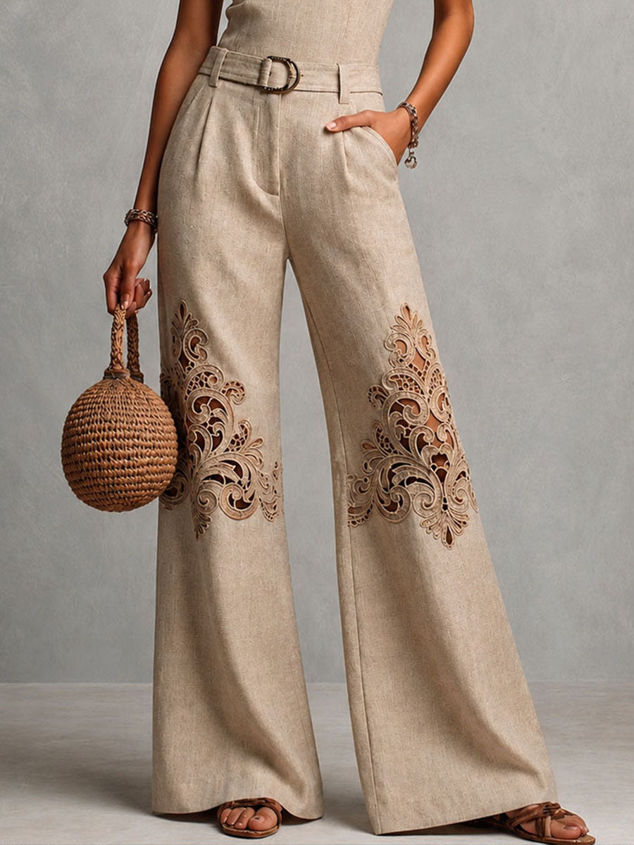Mono Halter Bordado Beige Boho