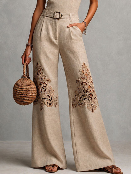 Mono Halter Bordado Beige Boho
