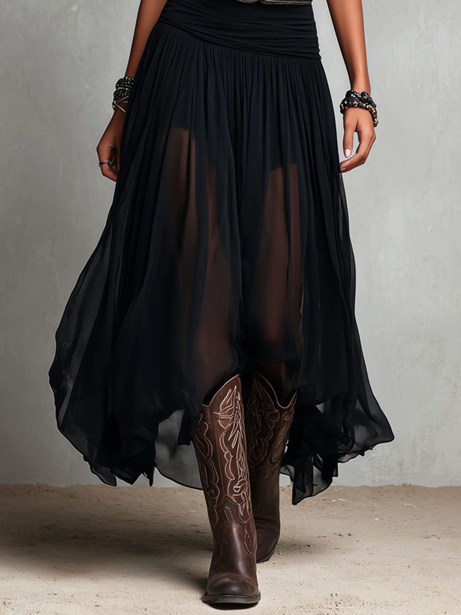 Vestido Maxi Western Boho