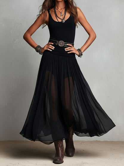 Vestido Maxi Western Boho