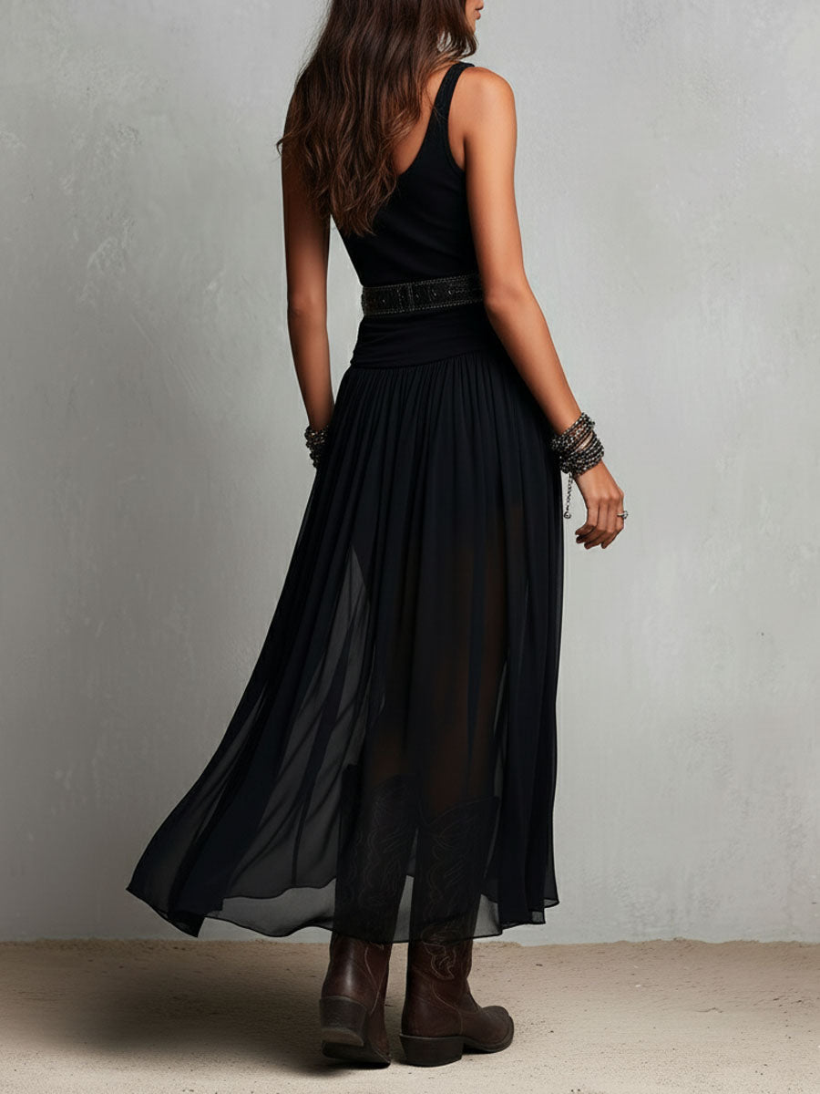 Vestido Maxi Western Boho