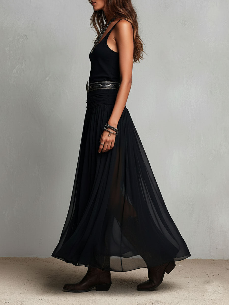Vestido Maxi Western Boho