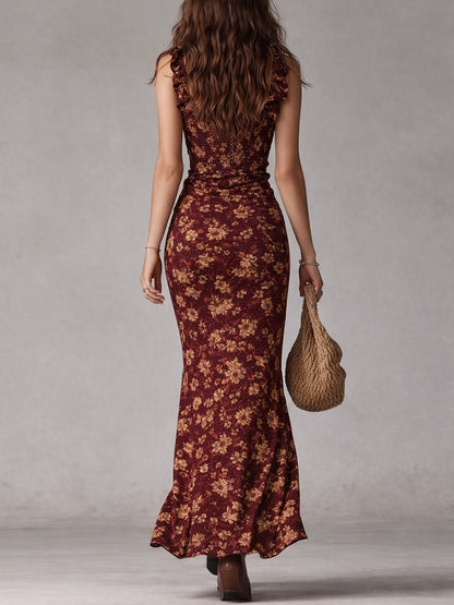 Vestido Maxi Volantes Brisa Boho