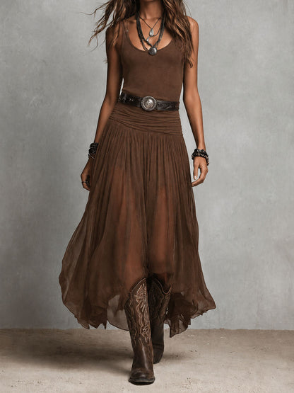 Vestido Maxi Western Boho