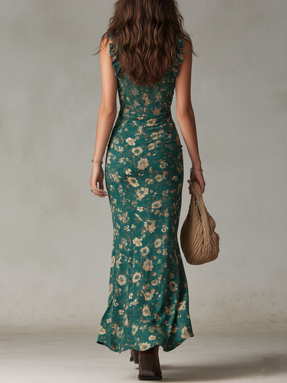 Vestido Maxi Volantes Brisa Boho