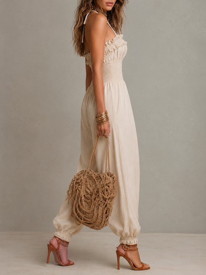Mono Harem Lino Encaje Brisa Boho