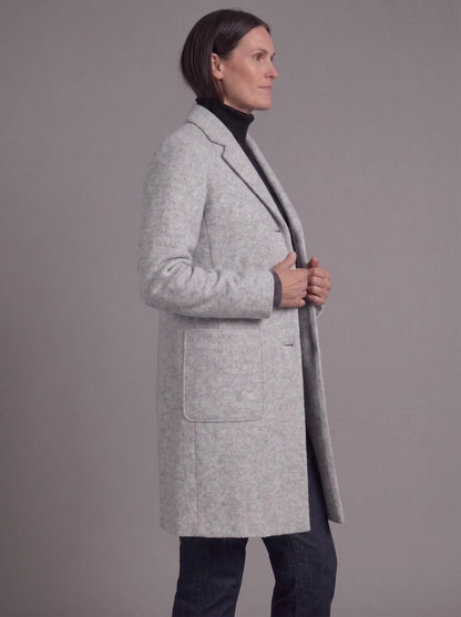 Abrigo Bruma — Gris, lateral