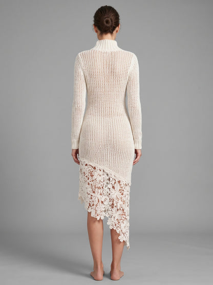 Vestido Nácar — Marfil, espalda