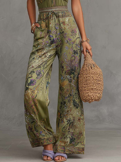 Mono Halter Floral Boho