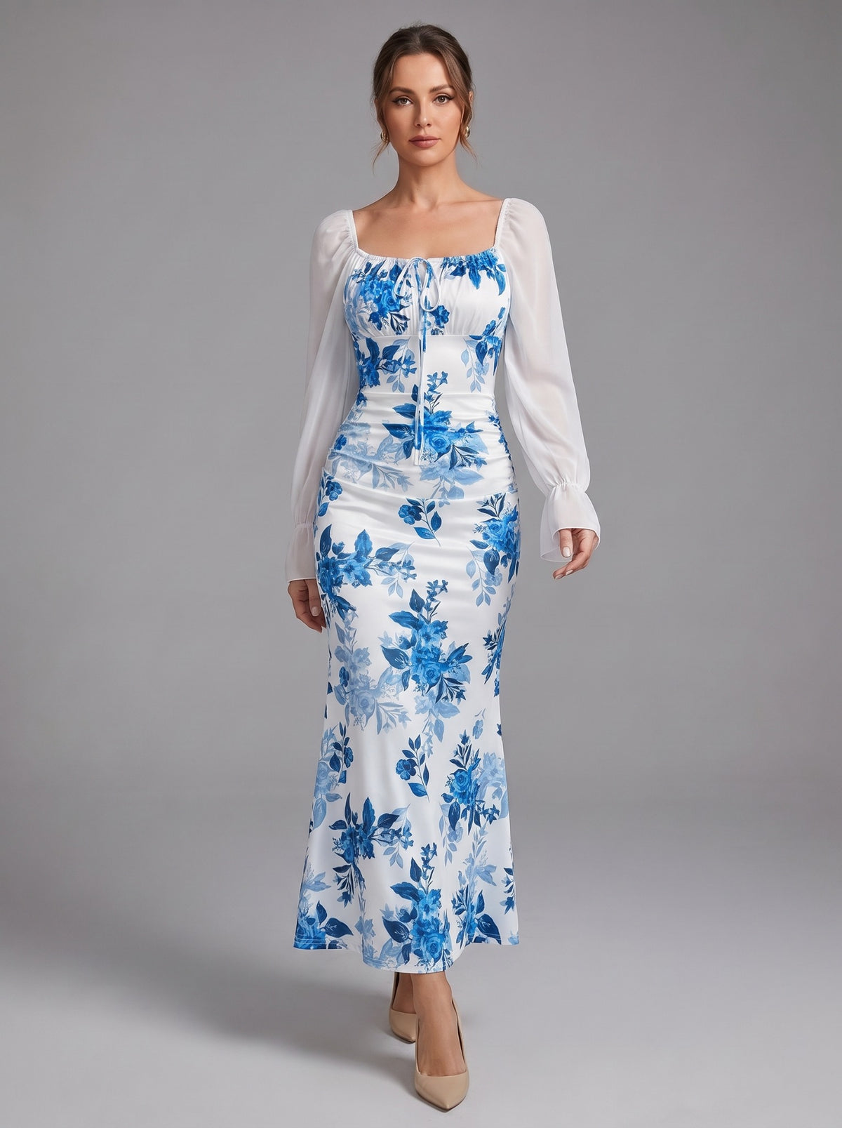 Vestido Elodie — Azul claro
