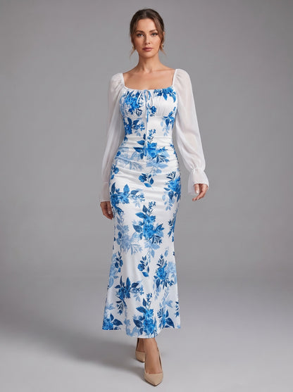 Vestido Elodie — Azul claro