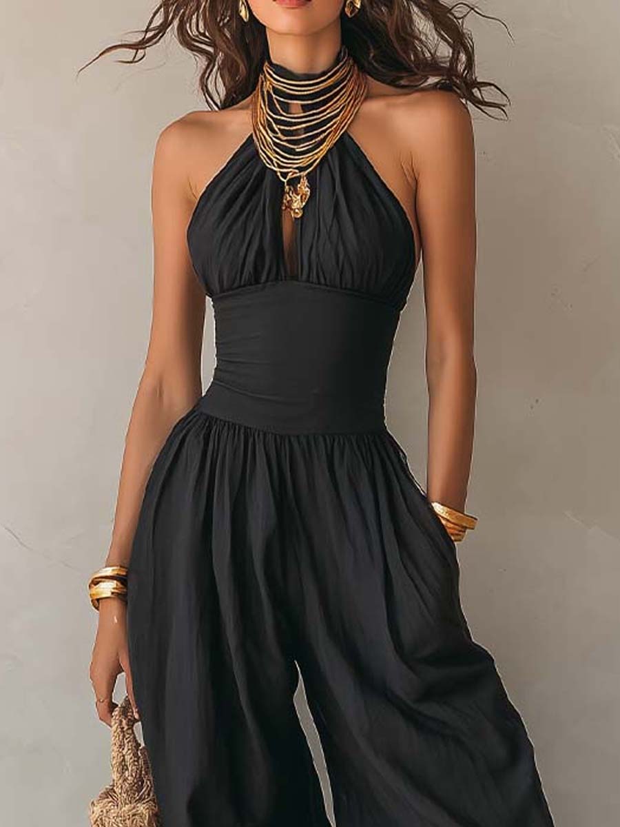 Mono Globo Halter Negro Brisa Riviera