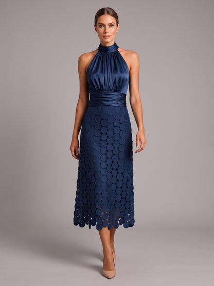 Vestido Irene — Azul marino
