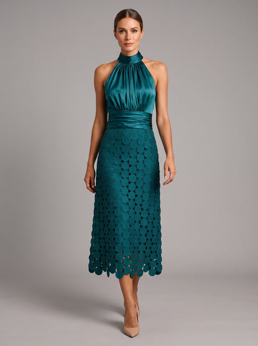 Vestido Irene — Verde oscuro